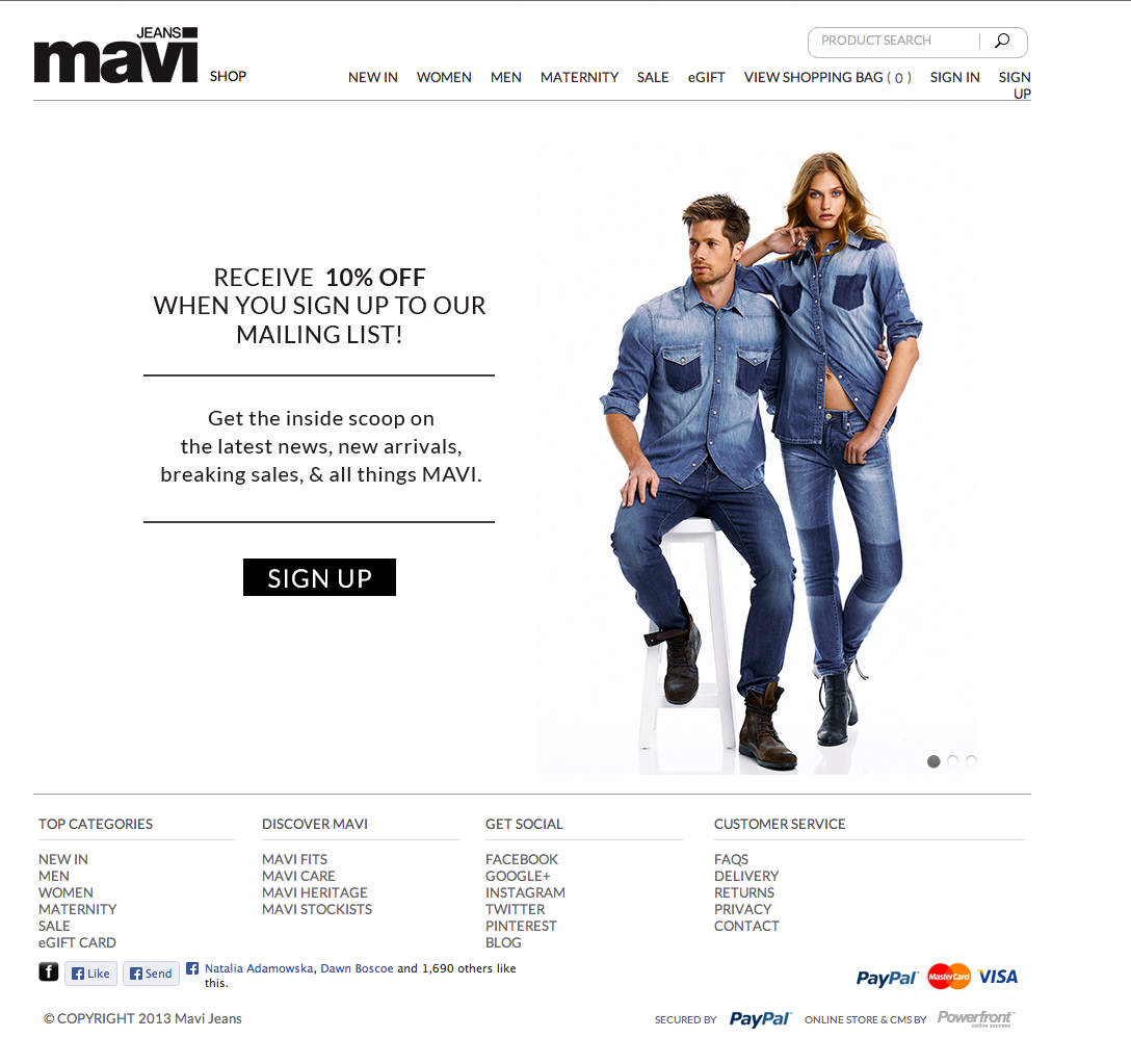 MAVI JEANS &#8211; EDM CAMPAIGN